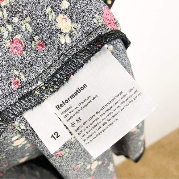 Reformation Crimini Carolina Floral Midi Dress - Picture 6 of 6